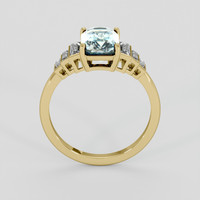 3.01 Ct. Bi Color Sapphire Ring, 18K Yellow Gold 3