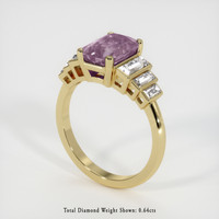 2.28 Ct. Sapphire Ring, 18K Yellow Gold 2
