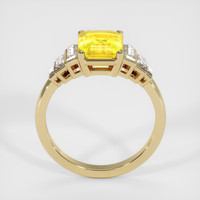 4.04 Ct. Yellow Sapphire Ring, 18K Yellow Gold 3