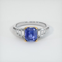 2.08 Ct. Sapphire Ring, 14K Yellow & White 1