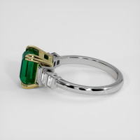 2.60 Ct. Emerald Ring, 18K Yellow & White 4