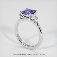 1.10 Ct. Gemstone Ring, Platinum 950 2