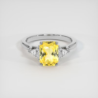 2.72 Ct. Sapphire Ring, Platinum 950 1