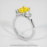 2.72 Ct. Sapphire Ring, Platinum 950 2