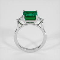 2.98 Ct. Emerald Ring, 18K White Gold 3