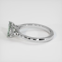 1.11 Ct. Sapphire Ring, 18K White Gold 4