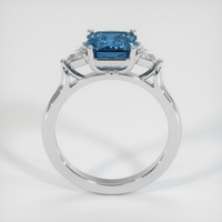 2.05 Ct. Sapphire Ring, 18K White Gold 3