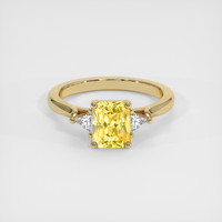 2.04 Ct. Yellow Sapphire Ring, 14K Yellow Gold 1
