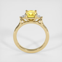 2.04 Ct. Yellow Sapphire Ring, 14K Yellow Gold 3