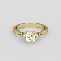 1.20 Ct. Bi Color Sapphire Ring, 14K Yellow Gold 1