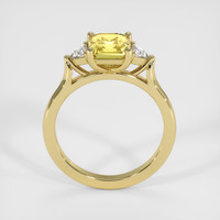 2.05 Ct. Yellow Sapphire Ring, 14K Yellow Gold 3