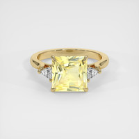 4.00 Ct. Sapphire Ring, 14K Yellow Gold 1