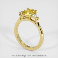 2.05 Ct. Yellow Sapphire Ring, 18K Yellow Gold 2