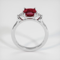 2.01 Ct. Ruby Ring, 14K White Gold 3