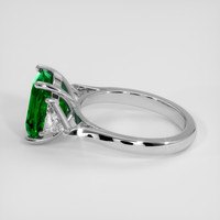 2.97 Ct. Emerald Ring, 18K White Gold 4