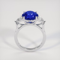 5.39 Ct. Blue Sapphire Ring, 18K White Gold 3