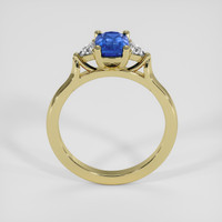 1.08 Ct. Blue Sapphire Ring, 14K Yellow Gold 3