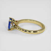 1.08 Ct. Blue Sapphire Ring, 14K Yellow Gold 4