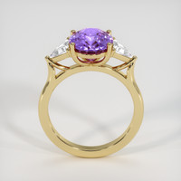 3.75 Ct. Bluish Purple Sapphire Ring, 14K Yellow Gold 3