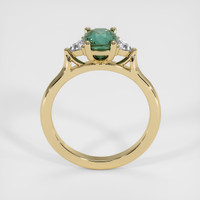 1.41 Ct. Green Sapphire Ring, 18K Yellow Gold 3