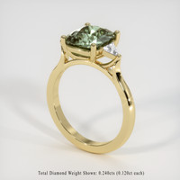 3.01 Ct. Sapphire Ring, 18K Yellow Gold 2