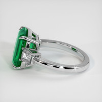 4.42 Ct. Emerald Ring, Platinum 950 4