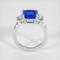 4.08 Ct. Blue Sapphire Ring, 18K White Gold 3