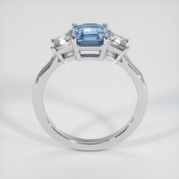 1.58 Ct. Blue Sapphire Ring, 14K White Gold 3