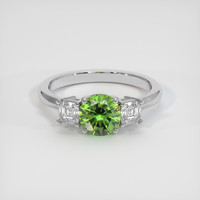 1.66 Ct. Gemstone Ring, Platinum 950 1