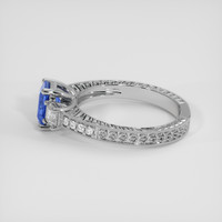 1.19 Ct. Blue Sapphire Ring, Platinum 950 4