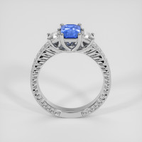 1.19 Ct. Blue Sapphire Ring, 14K White Gold 3