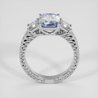 3.07 Ct. Bi Color Sapphire Ring, 14K White Gold 3