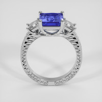 2.65 Ct. Violet Tanzanite Ring, 18K White Gold 3