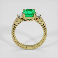 2.77 Ct. Emerald Ring, 18K Yellow Gold 3