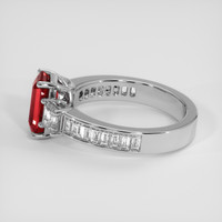 2.03 Ct. Ruby Ring, Platinum 950 4