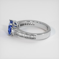 2.07 Ct. Blue Sapphire Ring, Platinum 950 4