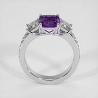 2.12 Ct. Purple Sapphire Ring, Platinum 950 3