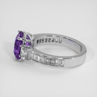3.01 Ct. Purple Sapphire Ring, Platinum 950 4