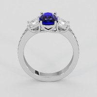 1.85 Ct. Blue Sapphire Ring, Platinum 950 3