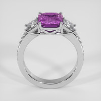 3.20 Ct. Purple Sapphire Ring, Platinum 950 3