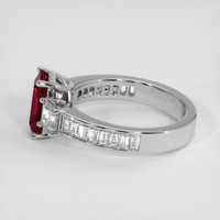1.90 Ct. Ruby Ring, 18K White Gold 4