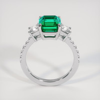 2.79 Ct. Emerald Ring, Platinum 950 3