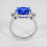 5.07 Ct. Blue Sapphire Ring, 14K White Gold 3