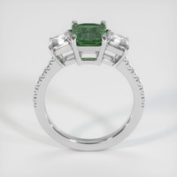 1.56 Ct. Bluish Green Sapphire Ring, 14K White Gold 3