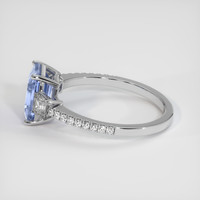 5.01 Ct. Sapphire Ring, 18K White Gold 4
