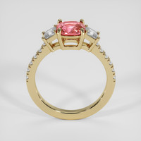 1.61 Ct. Padparadscha Sapphire Ring, 14K Yellow Gold 3