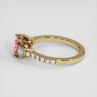 1.61 Ct. Padparadscha Sapphire Ring, 14K Yellow Gold 4