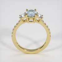 1.64 Ct. Greenish Blue Sapphire Ring, 14K Yellow Gold 3