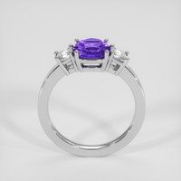 1.89 Ct. Purple Sapphire Ring, 10K White Gold 3