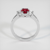 1.47 Ct. Ruby Ring, 14K White Gold 3